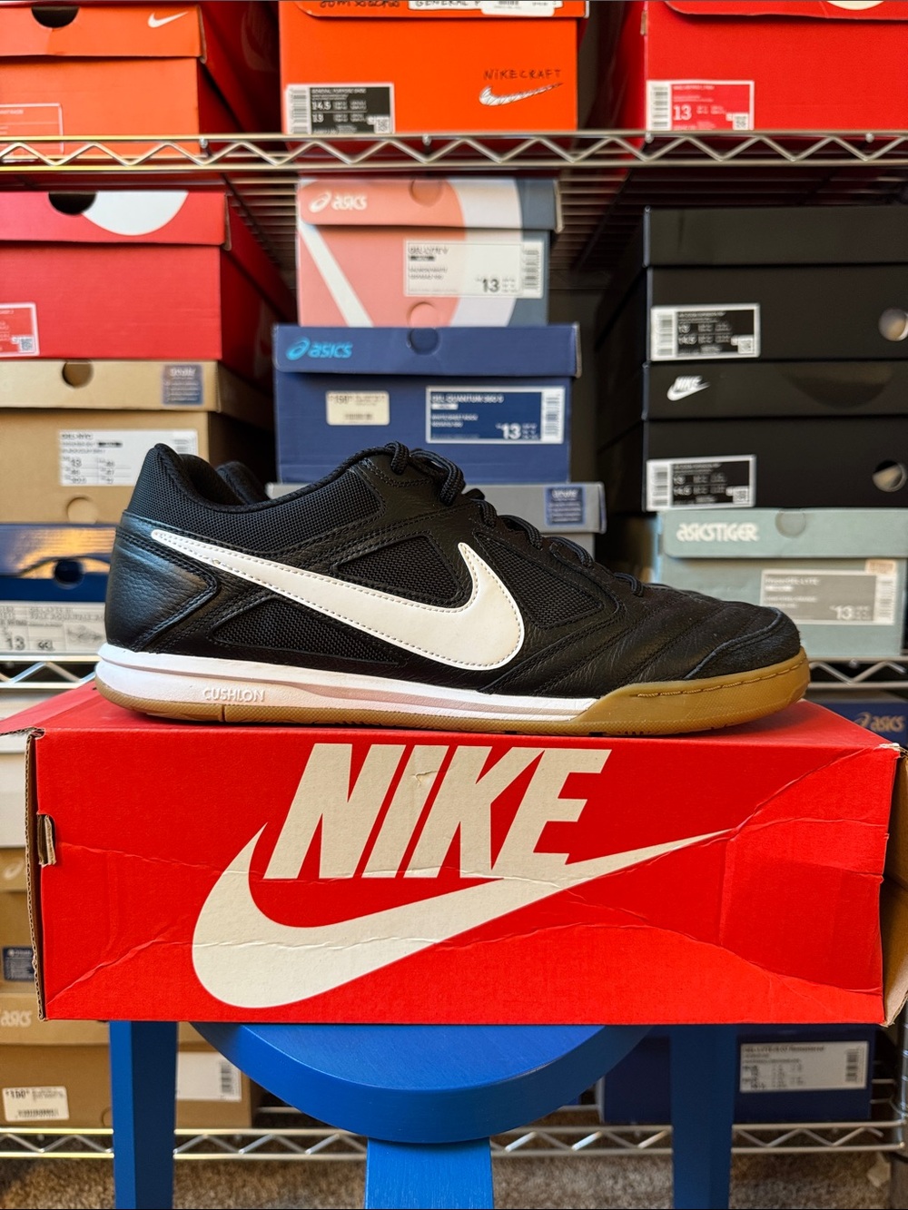 Nike Gato - Black/White/Gum - Mens Size 13